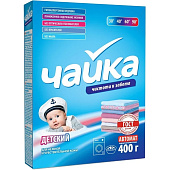 Стиральный порошок для детского белья 400г Чайка Детский Стиральный порошок для детского белья 400г Чайка Детский