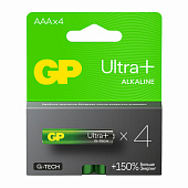  Батарейка AAA G-tech  Alkaline LR03, 2шт, GP ULTRA PLUS 