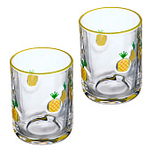 Набор стаканов FRUITY PINEAPPLE, 2 шт., 270 мл., 685-133 Набор стаканов FRUITY PINEAPPLE, 2 шт., 270 мл., 685-133