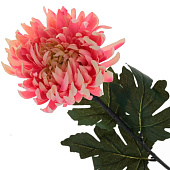 Искусственный цветок Хризантема, 10х10х56 см, персиковый Искусственный цветок Хризантема, 10х10х56 см, персиковый