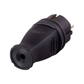 Вилка прямая с/з, каучук IP44 16А 250В Вихрь Вилка прямая с/з, каучук IP44 16А 250В Вихрь