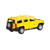Машина металлическая ТМ Автопанорама 1:43 Hummer H3 цвет: желтый, JB1251268