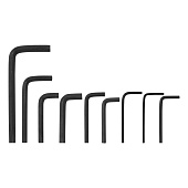 Набор ключей имбусовых HEX, 1,5–10 мм, CrV, 10шт.,оксидированные, на кольце, Sparta Набор ключей имбусовых HEX, 1,5–10 мм, CrV, 10шт.,оксидированные, на кольце, Sparta