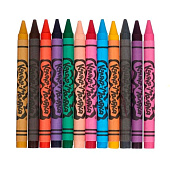  Карандаши восковые 24цв Каляка-Маляка, круглые, 8 мм, КВКМ24 