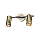 Светильник спот настенный 50Вт GU10 G81056/2wCR+AB AB/Gerhort