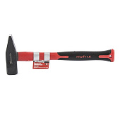  Молоток слесарный 1000г, фибергласовая обрезиненная рукоятка, квадратный боек, Matrix optimal 