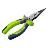 Длинногубцы прямые 160мм, фосфатирование, трехкомпонентные рукоятки, Сибртех Длинногубцы прямые 160мм, фосфатирование, трехкомпонентные рукоятки, Сибртех