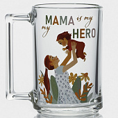 Кружка стеклянная «Фитнес. Мама», 320 мл 10335304 Кружка стеклянная «Фитнес. Мама», 320 мл 10335304