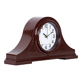  1834-003 (10) Часы настольные 35х18 см, корпус коричневый "Классика"  "Рубин" 