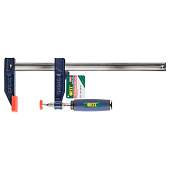 Струбцина тип "F" усиленная, мягкая ручка 80 х 300 мм Струбцина тип "F" усиленная, мягкая ручка 80 х 300 мм