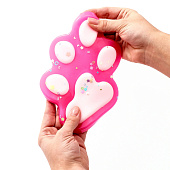 Мялка Кошачья лапка, с блёстками, цвета микс, 10843338 Мялка Кошачья лапка, с блёстками, цвета микс, 10843338