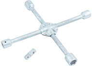 Ключ-крест баллонный 17х19х21х22х1/2 , усиленный, с переходником на 1/2, Stels Ключ-крест баллонный 17х19х21х22х1/2 , усиленный, с переходником на 1/2, Stels