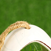 Кашпо подвесное "Корзинка" , белое, 13х11х18см 3932027 Кашпо подвесное "Корзинка" , белое, 13х11х18см 3932027