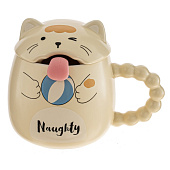 Кружка с крышкой и ложкой, 350 мл, 814493 Кружка с крышкой и ложкой, 350 мл, 814493