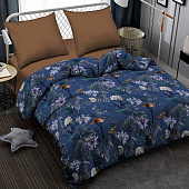 Комплект постельного белья 2 спальный Amore Mio BZ QR Tropics, поплин Комплект постельного белья 2 спальный Amore Mio BZ QR Tropics, поплин