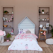  Комплект постельного белья Этель 1.5 сп Flower dancer бязь 4702784 