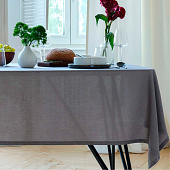  Скатерть (лен) 136х180 Этель ECO серый 9631121 