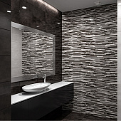  Кафель 25х60 Nuar черн 02-10100000031 /GlobalTile 