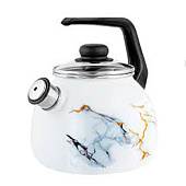 Чайник эмалированный 3,0л со свистком Marble ТМ Appetite 304-892 Чайник эмалированный 3,0л со свистком Marble ТМ Appetite 304-892