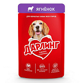 Влажный корм для собак DARLING Ягнёнок в подливе 75г
