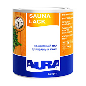 Лак  для бань и саун AURA Sauna Lack 1л