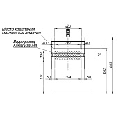  Тумба Беркли белый глянец/дуб рошелье 254288 Акванет 