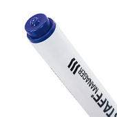  Маркер стираемый синий для белой доски Staff Manager на магните со стирателем WBM-002, 3 мм, 152004 