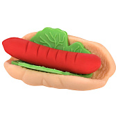  Ластики фигурные ЮНЛАНДИЯ "Фастфуд", НАБОР 6 штук, блистер, 272670 