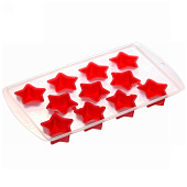 Форма для льда пластиковая с силиконом "Звездочки" 317-1655 Форма для льда пластиковая с силиконом "Звездочки" 317-1655
