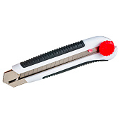 Нож 25мм, обрезиненная рукоятка ,ABS+TPR, стопорн.винт фиксатор, Монтажник Нож 25мм, обрезиненная рукоятка ,ABS+TPR, стопорн.винт фиксатор, Монтажник