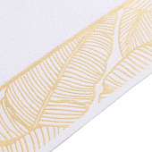 Полотенце 50х90 махровое Love Life "Leaves" белый, 100% хл, 360 гр/м2 9415375 Полотенце 50х90 махровое Love Life "Leaves" белый, 100% хл, 360 гр/м2 9415375