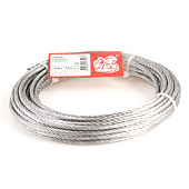 Трос стальной DIN 3055 4мм (10м) Трос стальной DIN 3055 4мм (10м)