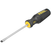  Отвертка SL5x100мм, CrV, трехкомпонентная рукоятка, Denzel 