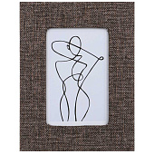 Фоторамка 10х15 МДФ с тканью 520-805 Фоторамка 10х15 МДФ с тканью 520-805