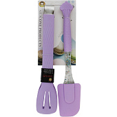 Щипцы и лопатка силиконовые в наборе 2 предмета 26х9см УТ-00526415 Щипцы и лопатка силиконовые в наборе 2 предмета 26х9см УТ-00526415