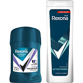  Подарочный набор Rexona men Энергия Уверенности (50мл+180мл) 2023 