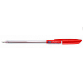  Ручка шариковая Linc Corona Plus красная 0,7 мм прозрачный корпус, 3002N/red 