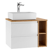 Тумба Frost 70 подвесная с раковиной Joy 46 70В2 DF3401T Домино Тумба Frost 70 подвесная с раковиной Joy 46 70В2 DF3401T Домино