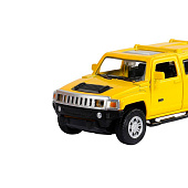 Машина металлическая ТМ Автопанорама 1:43 Hummer H3 цвет: желтый, JB1251268