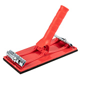 Брусок для шлифования 105 х 210мм с шарнирным переходником под телескопическую ручку//MTX Брусок для шлифования 105 х 210мм с шарнирным переходником под телескопическую ручку//MTX