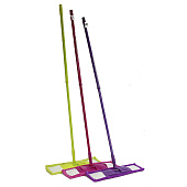  Швабра NataM универсальная 65-117см, микрофибра 43х13,Микс, 90262 