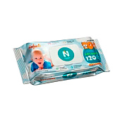 Влажные салфетки NATURAL FRESH 120шт Baby Blue (с клапаном)