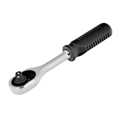 Ключ-трещотка 1/4, 45 зубьев, с быстрым сбросом, CrV, хром.Сибртех Ключ-трещотка 1/4, 45 зубьев, с быстрым сбросом, CrV, хром.Сибртех