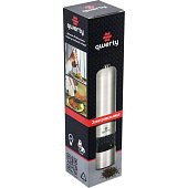 Электромельница перец/соль, металлическая, 5х23 см, на батарейках 4хАА QWERTY 71002 Электромельница перец/соль, металлическая, 5х23 см, на батарейках 4хАА QWERTY 71002