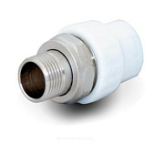 Муфта с америк д/радиатора НР 25х3/4" Муфта с америк д/радиатора НР 25х3/4"