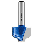  Фреза пазовая фасонная №2, 23,8х17,5мм, радиус-4,8мм, хв.8 мм, ЗУБР 