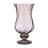  ВАЗА "ELEGIA SMOKY" ВЫСОТА 27 СМ  Стекло Muza 380-814 