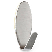  Крючки самоклеящиеся нерж сталь овал 6шт 