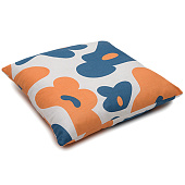  Подушка декоративная 40х40 Радушная хозяйка флористика, синий 