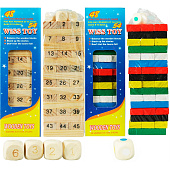 Настольная игра деревянная "Башня", микс, LP083 Настольная игра деревянная "Башня", микс, LP083